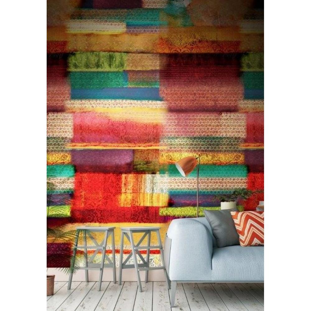 jv janelli volpi 601 kerala goa 5692 farebny moderny patchwork vzor dizajn tapeta vinyl vlies umyvatelny obyvacka jedalen kuchyna kupelna spalna tapeta spalna.jpg